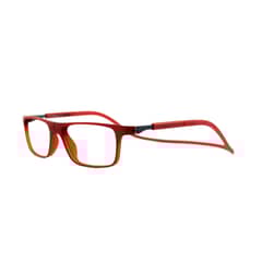 SLASTIK - Lentes Ópticos Jabba Prime Rojo con Clip Magnético