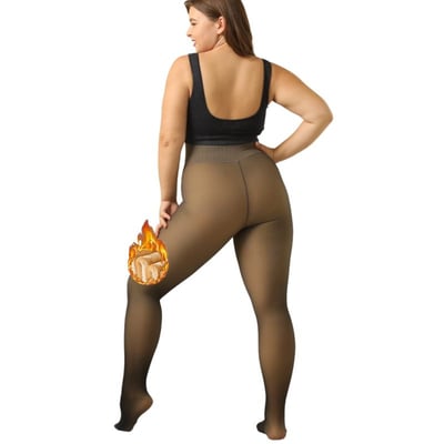 Imagen 2 del producto Pack 6 Calza Efecto Piel Panty Con Chiporro Invierno Con Pie.