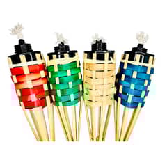 GENERICO - Pack 100 uni antorcha jardín 120cm Bighouse Mimbral
