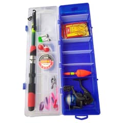 GENERICO - Set De Pesca Caña De Pescar Telescópica Mosquero Carrete