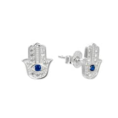 ANDREA COGGIOLA JOYAS - Aros Mano Fátima Circones Plata Fina 925