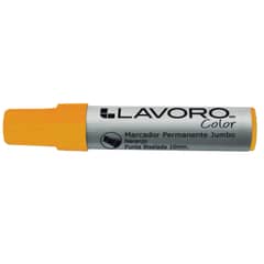 LAVORO - Plumón permanente Naranja Jumbo Biselada
