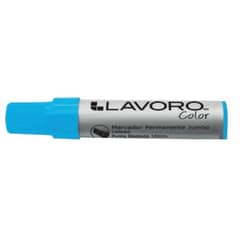 LAVORO - Plumón permanente Celeste Jumbo Biselada