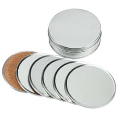 GENERICO - Set de Posavasos de Aluminio -Ecofamy