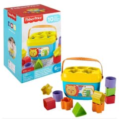 FISHER PRICE - Cubo encaje primeros bloques del bebé