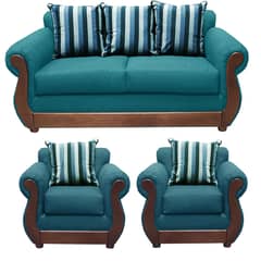 DKORA - Living Brigitte sofa 3cuerpos + 2 sillon 1 cuerpo Calipso