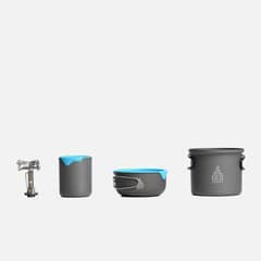 GEOGRAPHY - Set Cocina Unisex Baritu 2P Gris Oscuro