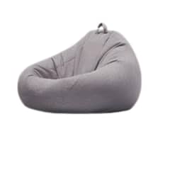 AUCKLAND OUTDOOR - Puff Pera Simil Lino 90x110 Cm Gris