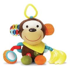 TEDMIMAK - Sonajero Mordedor Mono Peluche Sensorial