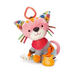 TEDMIMAK - Sonajero Mordedor Gato Peluche Sensorial