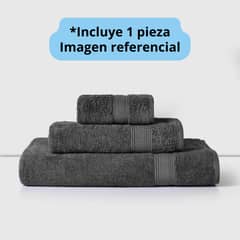 CANNON - Toalla de Mano 450gr 45x80cm Gris