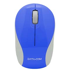 DATACOM - Mini Mouse Inalámbrico 3D Azul