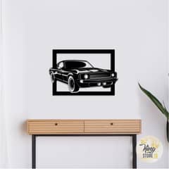 GENERICO - Cuadro Decorativo Auto Clásico NEGRO