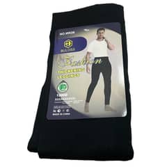OEM - CALZAS POLAR DE HOMBRE CON ABERTURA PARA BAÑO NEGRO BULOSS