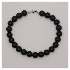 CAT JOYAS - Pulsera onix con broche de plata