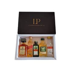 JACK DANIELS - 5 Miniaturas Licores 50 ml en caja para regalar