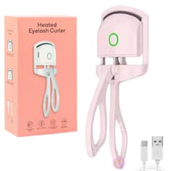 MAXBELLE - Rizador De Pestañas Encrespador Eléctrico Recargable Rosado