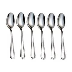 GENERICO - Pack 12 Cuchara Chica De Acero Inoxidable 11 Cm