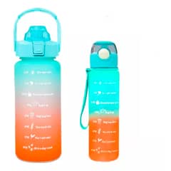 OFERTABKN - Pack 2 Botellas Agua Motivacionales De 2 Litros Y 900 Ml