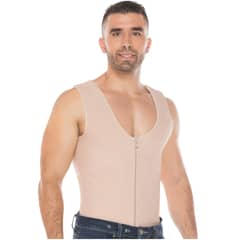 FAJAS SALOME - Chaleco para hombre en Powernet con cierre Ref122