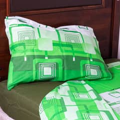 MASEL - Juego de Sabanas Trix 2.5 Cuadros Verde