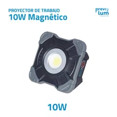 PREVILUM - Foco de Trabajo 10W recargable magnetico