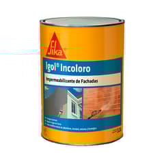 SIKA - IGOL INCOLORO - Hidrorrepelente para fachadas, permeable al vapor, Tarro 3 lts.