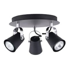 BP - Plafón Aurus 3 Luces Negro Mate