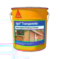 SIKA - IGOL TRANSPARENTE - Hidrorrepelente Base Silicona, Tineta 16lts