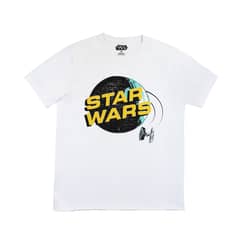 STAR WARS - Polera Hombre Estrella De La Muerte Blanco