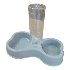 UNIVERSAL - DISPENSADOR MASCOTAS AGUA Y ALIMENTO GRIS…