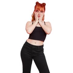 ACUARELA - Polera Crop Pabilo