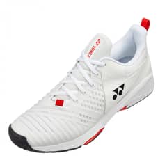YONEX - Zapatilla Tenis Padel Sonicage 3 Blanco Rojo All Court