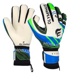 OLYMPHUS - Guantes Arquero con Ferula Atenas Látex Alemán verde