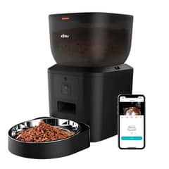 KERU - Dispensador Comedero Automático - Wifi Con Camara - Negro
