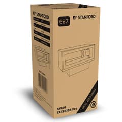 STANDARD - Foco Sobrepuesto Cuadrado Base E-27 Acero Negro