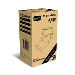 STANDARD - Foco Sobrepuesto Giratorio GU10 Aluminio Gris