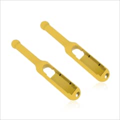 DOBE - Adaptador tipo baquetas para Joy-Con x2 Amarillo
