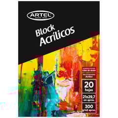 ARTEL - Block acrílicos 300gr A4
