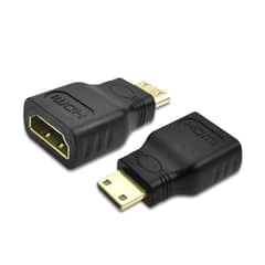 ULINK - Adaptador Mini HDMI Macho a HDMI Hembra 1080P UL-AMCHD5010 - Negro