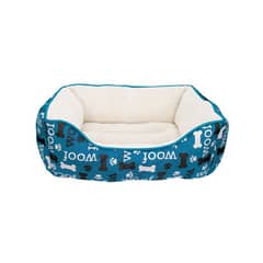 DOG IT - Dogit Dreamwell Cama Perro Rectangular Woof Azul