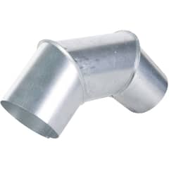 GENERICO - Codo Curva Galvanizado Medida 5 Pulgadas x 90° x 0,35 mm