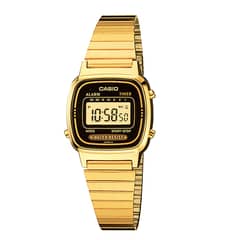 CASIO - Reloj de Mujer Gold La670Wga-1Df - Negro