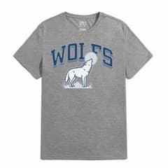 GENERICO - Polera DTF WOLFS Tipografía Lobo Ilustración 611 Hombre-Unisex
