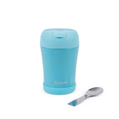 SIMPLIT - Termo Comida 400ml Azul Cuchara Acero Inox