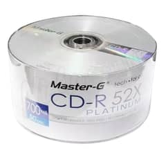 MASTER G - CD-R 52X Con Logo - Pack 50 Unidades 700MB