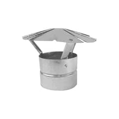 GENERICO - Gorro Para Tubo Acero Galvanizado Medida 5 Pulgadas