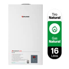 SPLENDID - Calefont 16 litros Gas natural Tiro natural