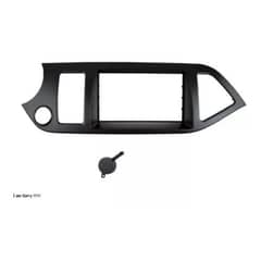 GENERICO - Bisel Adaptador Kia Morning 2012-2015 Para Radio 9 Pulgada