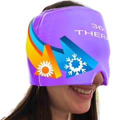 360 THERAPY - Gorro de Gel Sólido para Alivio de Migraña de 360º THERAPY® - Violeta